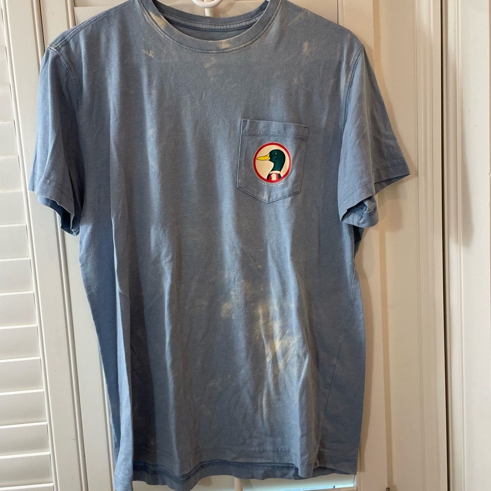 Duck Head Light Blue Graphic Pocket Tee